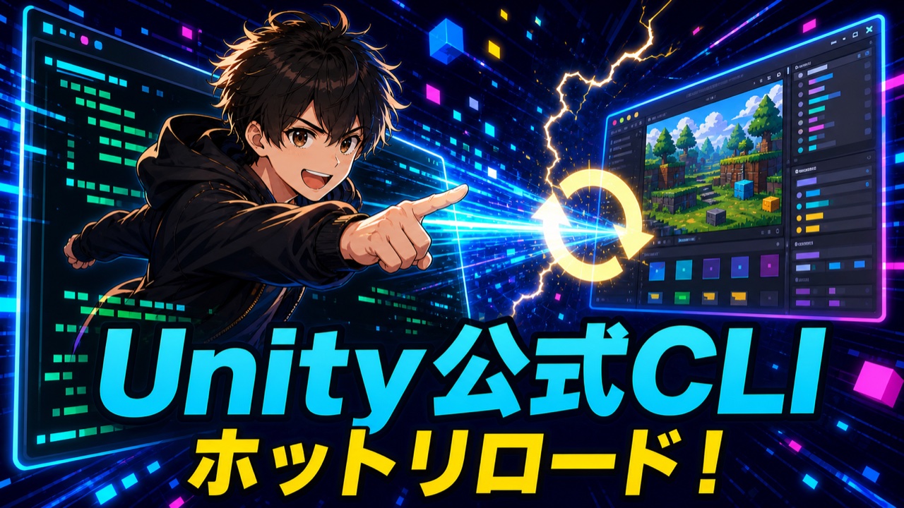 【Unity】公式CLIでホットリロード!Unity Pipelineの始め方と注意点